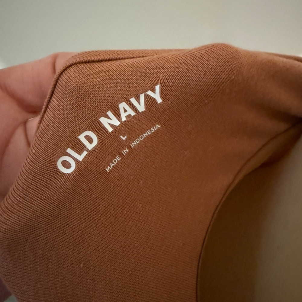 Old Navy Women's Ribbed Halter Tank Top - Terracotta - Picture 5 of 6